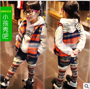 free shipping Autumn and winter chest suga letter fleece thickening with a hood long-sleeve sweatshirt fleece