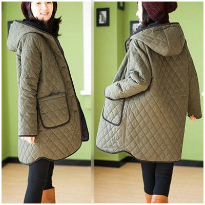 free shipping Autumn and winter maternity  new arrival with a hood maternity wadded jacket plus size thermal maternity outerwear