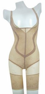 Free shipping Autumn and winter silk protein moisturizing one piece open file shaper slimming clothes shapewear