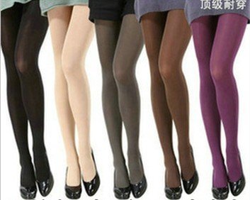 Free Shipping Autumn and winter thicken velvety pantyhose stockings color wholesale 120D tight