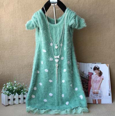 free shipping Autumn and winter women lace pullover clothes slim medium-long sweater female sweater