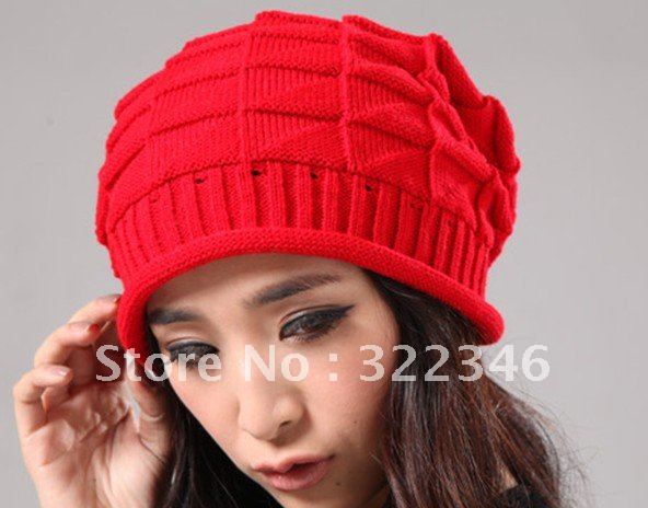 free shipping Autumn and winter women's pullover knitted hat