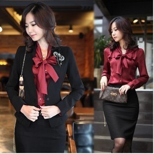 Free shipping Autumn new arrival 2012 professional set women's fashion skirt ol elegant formal work wear piece set