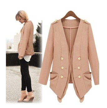 Free Shipping Autumn Western Style Womens Coat Double-breasted Coat Sexy Pocket Wind Coat 2 Colours