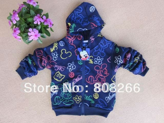 free shipping autumn winter mickey mouse children's sweatshirts best selling kids hoodies  age 3-9 Y