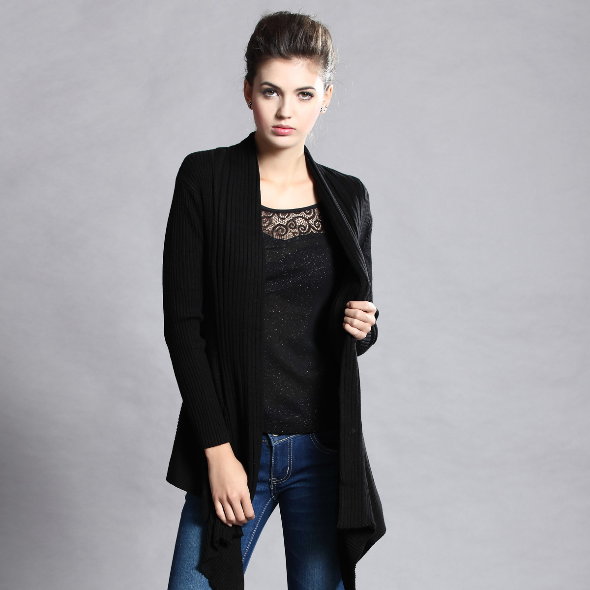 free shipping Autumn women's cardigan 2013 vintage coat sweater