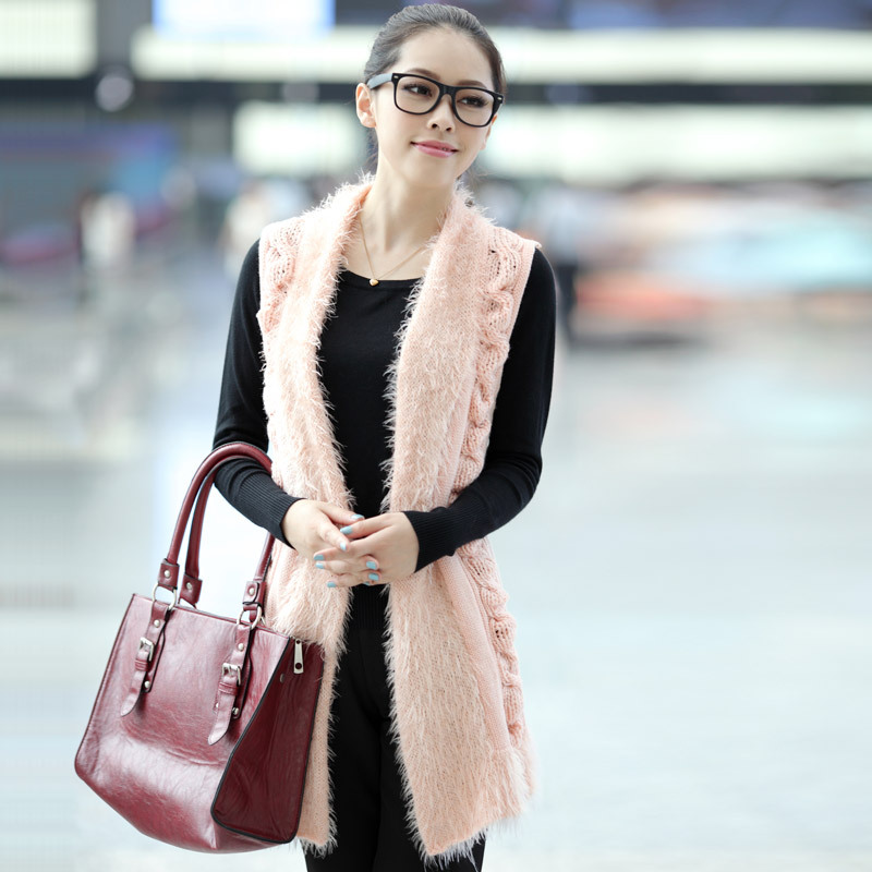 free shipping Autumn women's DUOYI loose cutout sweater vest waistcoat cardigan outerwear