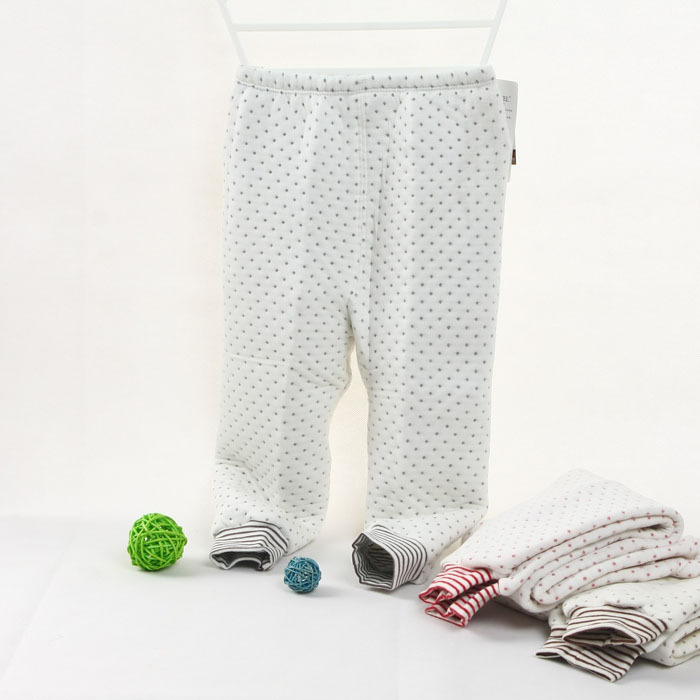 Free shipping, Baby child long johns pajama pants legging male child female child fashion darling dual pants