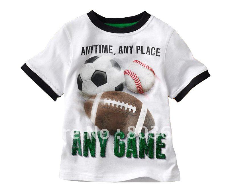Free shipping Baby clothes baby top/tee  boy & girl Short-Sleeve Shirt 5073