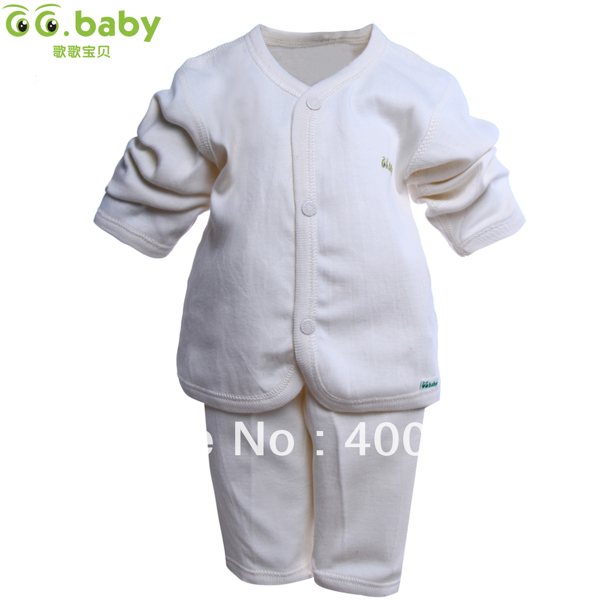 free shipping Baby organic cotton newborn clothes set organic cotton 100% cotton set baby underwear set