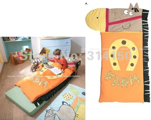 FREE SHIPPING--Baby sleeping bags lovely horse modeling Slumber bags baby clothing costume winter thick warm cotton 1pcs/lot
