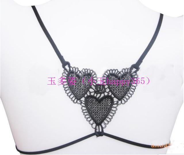 Free shipping Back cross shoulder strap lock peony beauty back underwear pectoral girdle