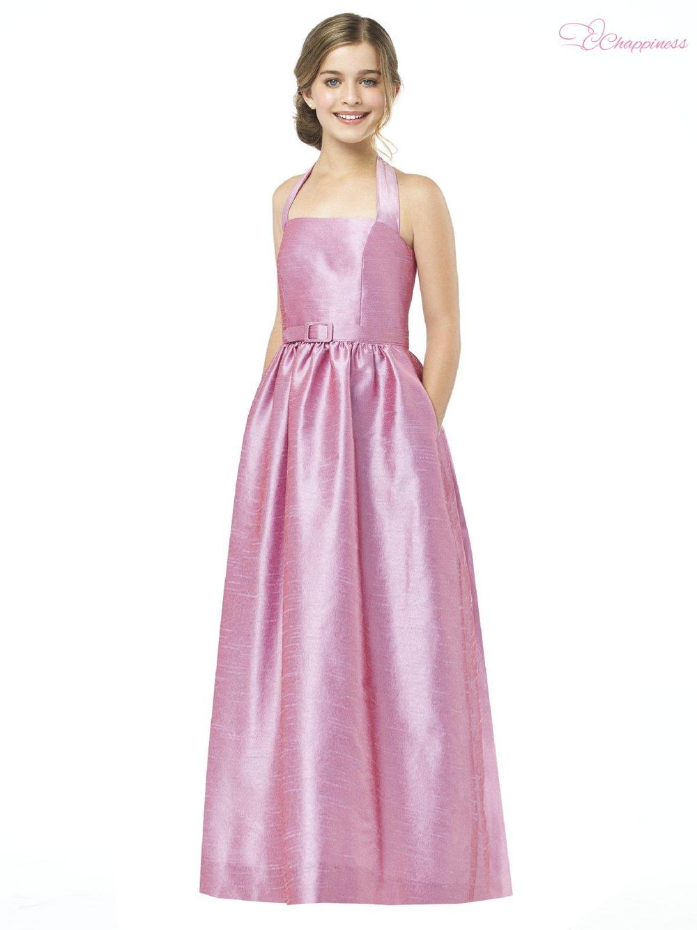 Free Shipping Ball Gown Halter Floor Length Taffeta Communion Dress 20121108202