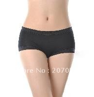 FREE SHIPPING Bamboo Fiber Tracelessness Waist Panties Women's Underwear Briefs Knickers