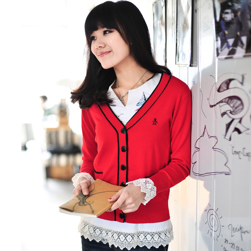 free shipping bargain 69.9 autumn long-sleeve sweater women's cardigan thin sweater a1759