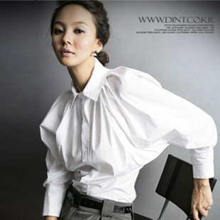 Free Shipping Baylor Women 2012 ol fashion all-match batwing sleeve slim shirt g2301