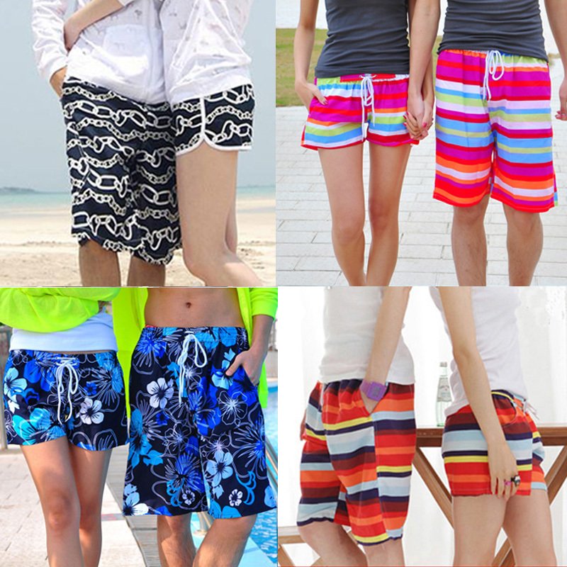 Free shipping! Beach pants lovers women's shorts female summer shorts summer plus size shorts