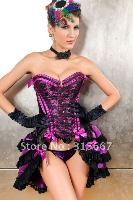 Free shipping beautiful leather corset,lingerie sexy ,bustier,slim lift body shaper,a set 2pcs SFM5203