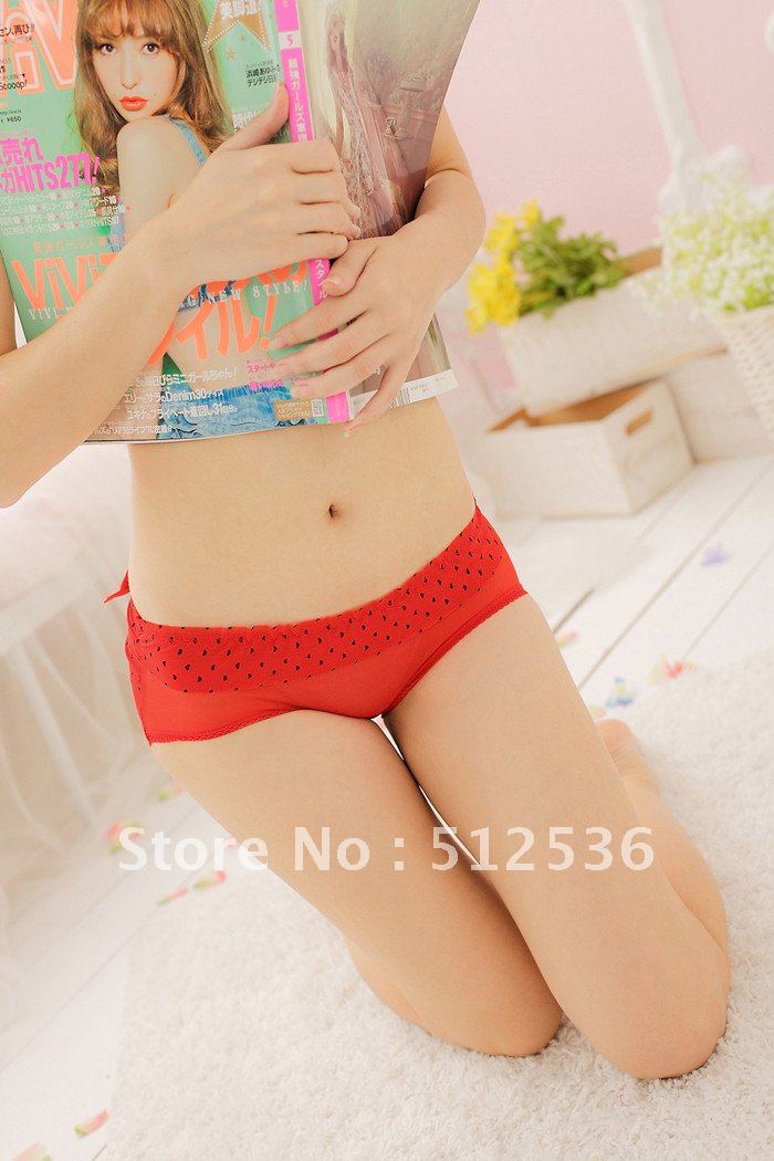 Free Shipping!beauty bow lady panty,women underwear,lingerie,colorful,one size