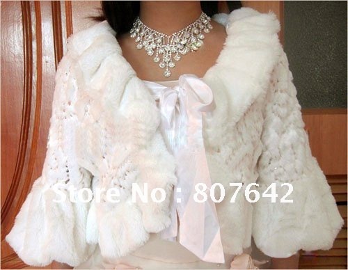 Free shipping Beige long sleeves 5pcs/lot Length 35cm wedding jackets bridal shawls shoulder width for 38-40cm Sky-S034