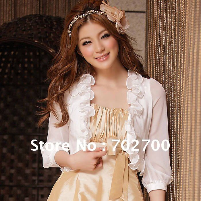 Free Shipping! Best Selling! 2012 Women Fashion Blouses Half Sleeve Cotton Flannette Mini Coat CH3310 J J G Holiday Sale