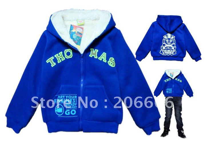 free shipping best selling cartoon fleece kids hoodies winter boys hoodies wholesale&retail age 3-9 Y