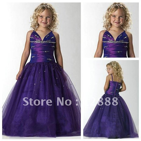 Free Shipping Best Selling Custom Made party dresses for girls2012