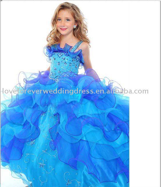Free Shipping Best Selling Flower Girl Dresses Ball Gown Wholesale Retail