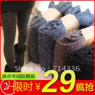 Free Shipping Best Selling!!!Winter Fashion Slim Fleece Tights discount Pantyhose Warmers ladies Leggings Women Stockings