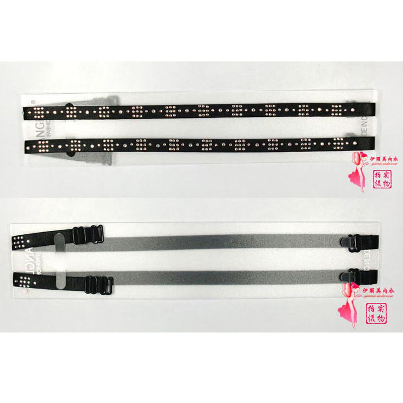free shipping Black rhinestones sexy rhinestone shoulder strap underwear belt shoulder strap fashion shoulder strap