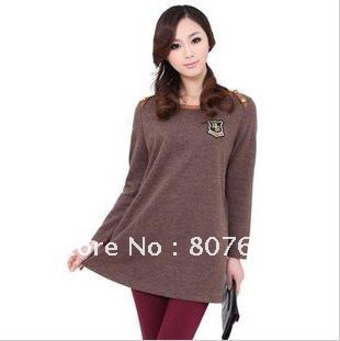 Free shipping blmm wholesale fashionable maternity pullovers maternity tops maternity outwear