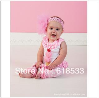 Free shipping Blouse+Trousers Cute ice cream sets baby sets Tank+pants Baby Clothing vest+Dot pants wholesale and retail
