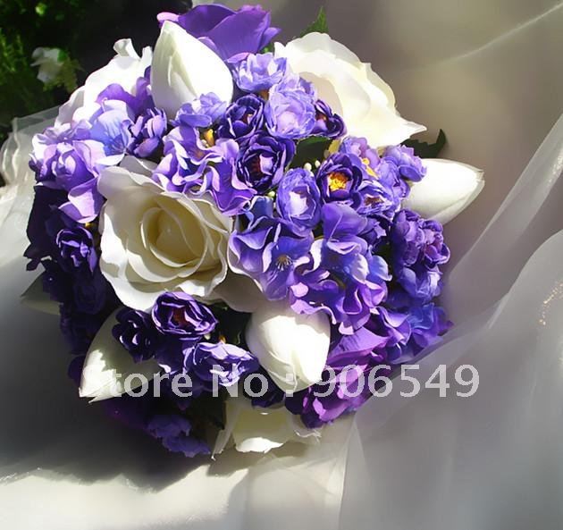Free shipping bouqute of flowers bouquet wedding Bride flower wedding holding flowers Dia.26cm very beautiful