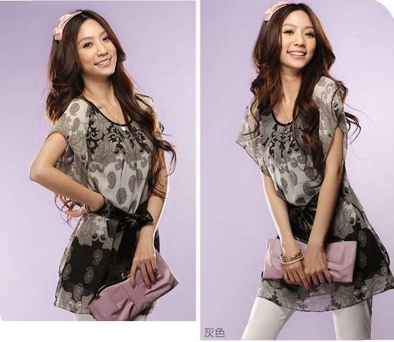 free shipping Bowknot spins dress chun xia Y154 pregnant women pregnant skirt
