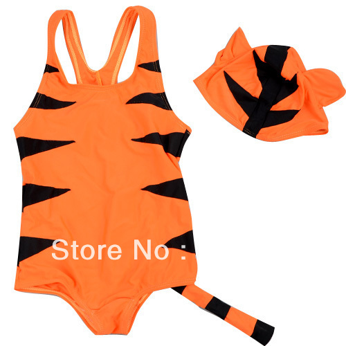 Free Shipping boys / girls Little Tiger Infant / Toddler -piece bathing suit