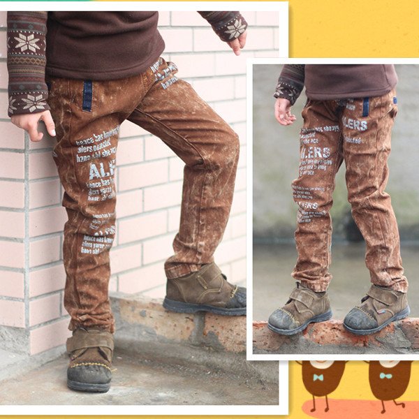 free shipping,Boys jeans NEW Spring/Autumn children's  and girls trousers kids Jeans,Casual children clothing Colored pants