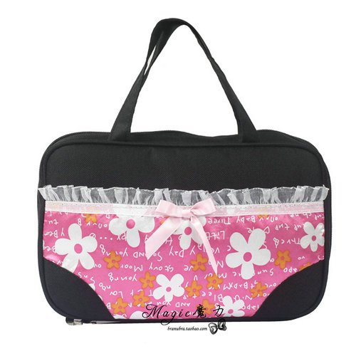 free shipping bra case underwear box underpants  bag flowers with white lace wholesale  underpants bag