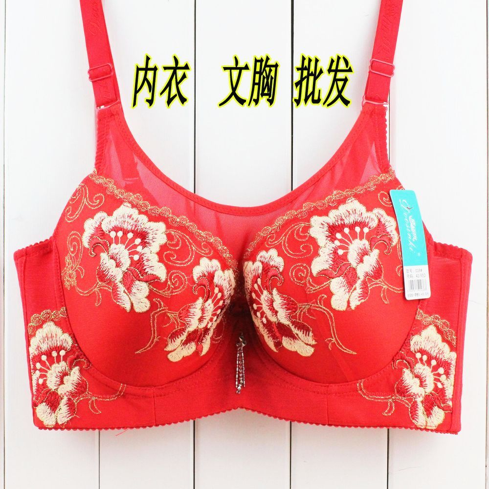 Free shipping Bra underwear plus size push up thin 95d 100d tube top adjustable sistance