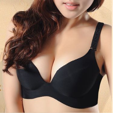 Free shipping Bra underwear push up one piece seamless bra glossy bra