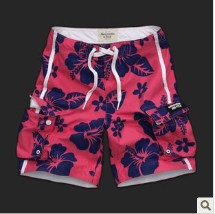Free shipping Brand new 100% cotton shorts pants beach short #8011 rose colors:S/M/L/XL
