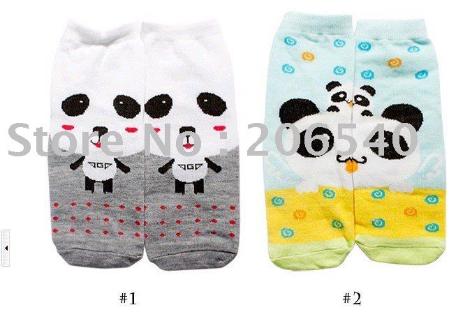 free shipping brand new 2011Fashion cute cartoon lovers AB sox over-indulgence socks