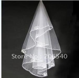 free shipping  brand new Long Thick Line side Veil bride Headdress veil wholesale deals can mix  order more than 60usd