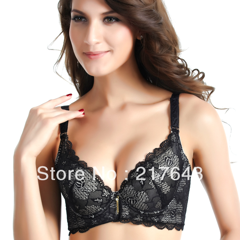 Free Shipping Brand Women's Breast Bra Side Push Up Thick Big Size Bosom Lady's Bra Underwear New Full Cup