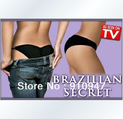 Free shipping Brazilian Secret sexy Lingerier Underwear Padded Pantys Beautify Buttocks up panty