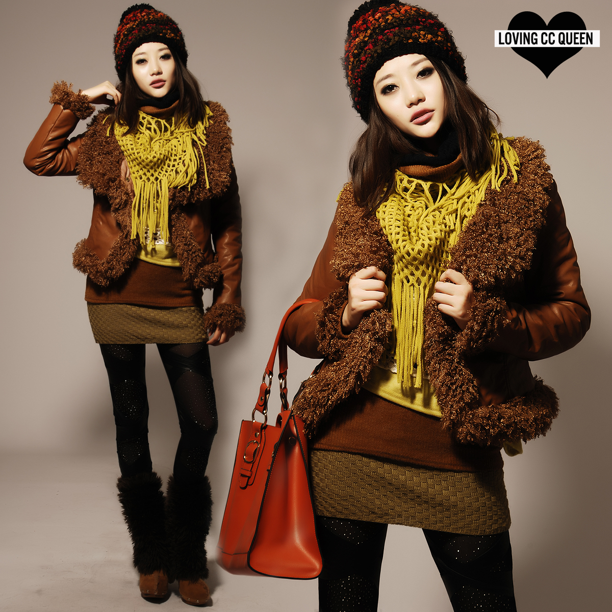 Free shipping Brown personality sheep fur collar thermal short board cotton-padded leather clothing cc  b0131