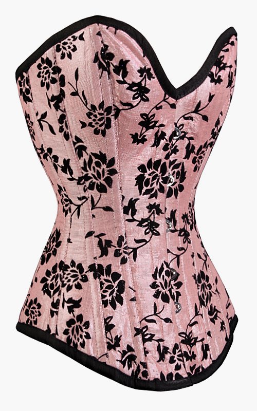 Free shipping!!  Bustier , Lingerie ,Pink overbust Corset