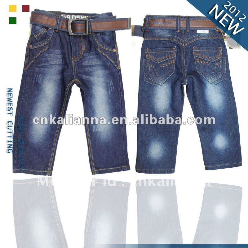 Free shipping by China air post 5PCS/Lot Boys Jeans Cropped Trousers KS-6004# mix colors&sizes