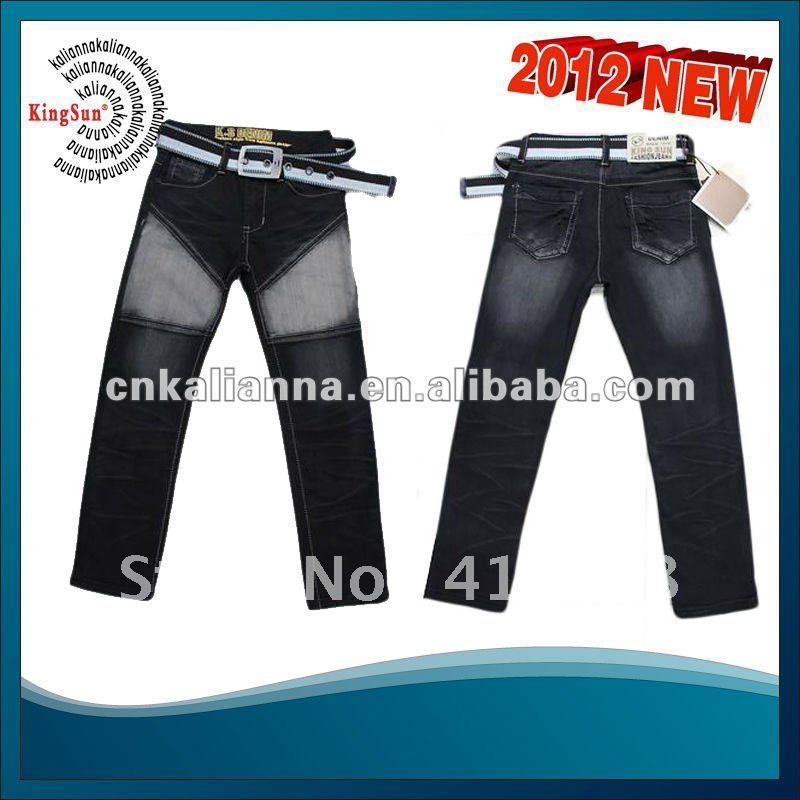 Free shipping by China air post Special design COOL design Casual boy jeans ky-02103# 5pcs/lot Mix colors&sizes