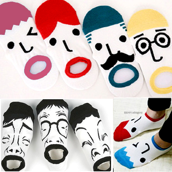 Free shipping by China post-24pairs/lot,cartoon socks(color same as picture),best-selling