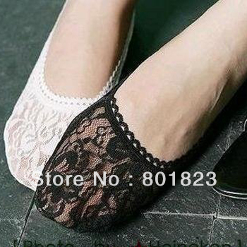 Free shipping by China post -24pairs/lot,Stealth lace ship socks(color same as picture),best-selling